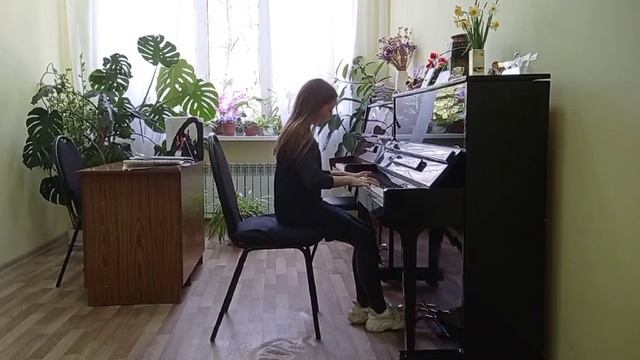 Куценко Алена (4 класс). К. Черни Этюд смотреть онлайн