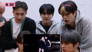 stray kids reaction to rose hard to love