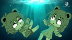 Бог решил дать разум двум лягушкам на болоте🐸🐸/13 карт/meme/Gacha club