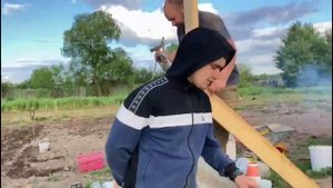 НОВЫЙ САРАЙ! Строим сарай для баранов. Вывелись маленькие гусята.