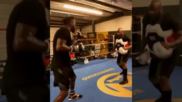 work doesn't stop deontay wilder and his trainer malik scott