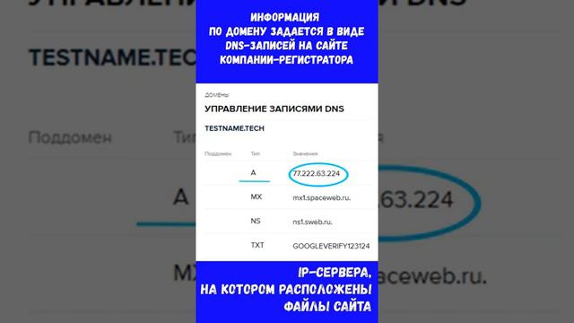 Что такое система DNS / DNS записи домена