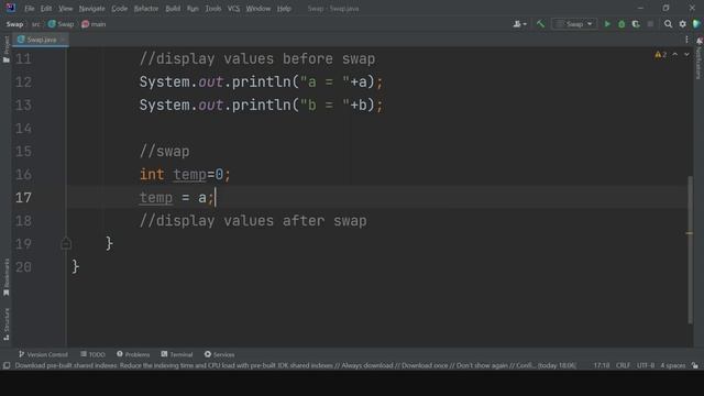 Session - 19 | Swap Two Numbers in JAVA | Beginner To Professional | Java Training смотреть онлайн
