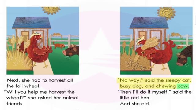 Short story - The Little Red Hen смотреть онлайн