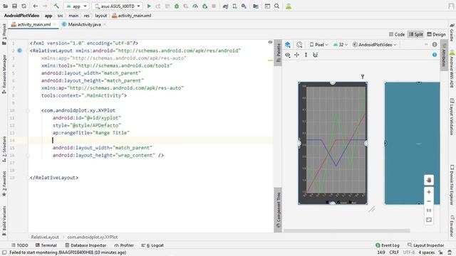 Create XML Layout XYPlot view, best graph library android, android plot tutorial смотреть онлайн