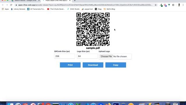 QR Code Sharing for Google Drive Add on смотреть онлайн