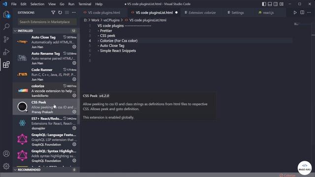 Best VS Code Extensions For JavaScript, HTML And CSS | Elevate Your Coding Experience with VSCode