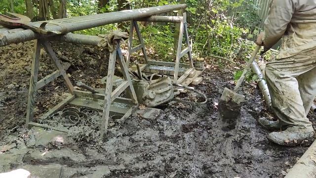 Алексин/Колюпаново! Бурим на воду в тесном СНТ!