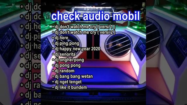 AUDIO MOBIL PALING MANTEB BASSNYA BUAT CHECK SOUND 2021 смотреть онлайн