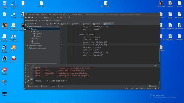 Creacion de aplicaciones android con python kivymd ejemplo de login смотреть онлайн