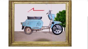 Превращение Мотороллера Вятка ЭЛЕКТРОН в HONDA VyatkuS. Делаем из Вятки мощный и стильный ZOOMер !