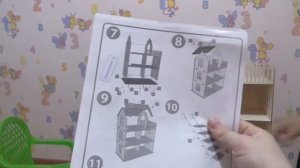 БОЛЬШОЙ домик для кукол. Играем куклами и расставляем мебель. Видеообзор.