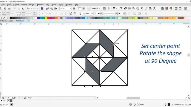 Corel Draw || Illustrator || Geometric Pattern 11 смотреть онлайн