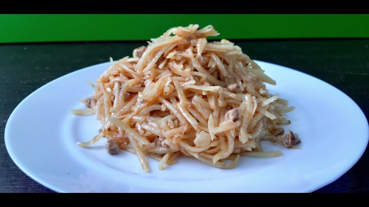 "Картошка по - корейски". Оригинальная и очень вкусная закуска.