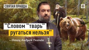 "Словом "тварь" ругаться нельзя": Православный подход к экологическим проблемам — отец Андрей Ткачёв
