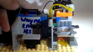 Бэт пещера самоделка по LEGO BATMAN MOVI