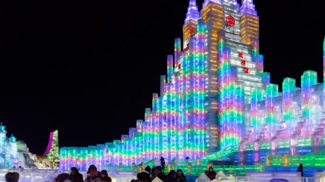 Фестиваль ледяных фигур в Харбине смотреть онлайн