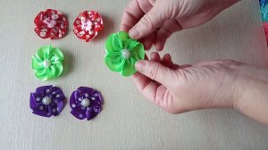 Бантики на первые хвостики//мастер класс