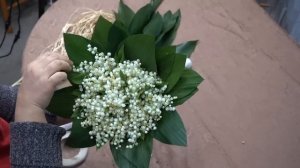 Lilies of the Valley Hand Tied Bouquet DIY Tutorial