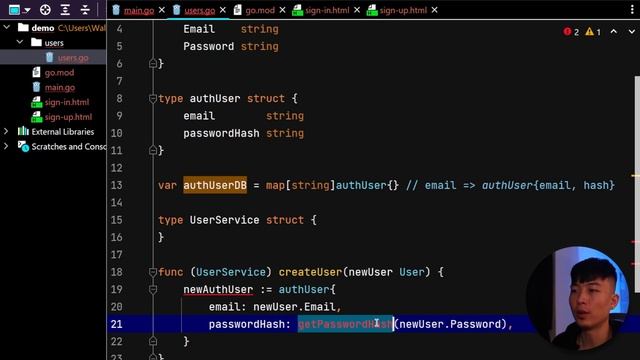 Building a Go Authentication System (Native)