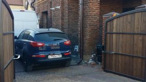 Привода DoorHan ARM320. Открытие наружу.