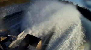 Испытание ВИНТА для болотохода осень 2020, болотоход стационар