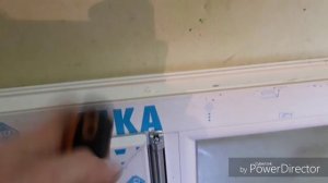 Как снять створку с пластикового окна?