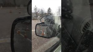 Упражнение гараж на автомобиле Приора Симферополь автошкола ЛЮКС