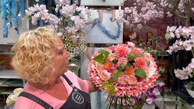 Флористика мастер-класс. Каркасная техника. Фоамиран. Часть 2