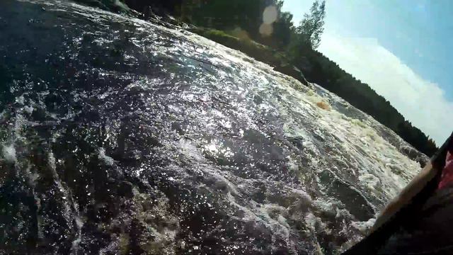 Порог Большой Толли, р. Шуя, Карелия. Август 2017 смотреть онлайн