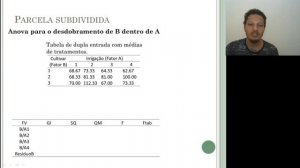 Aula 12a. Experimentos em parcela subdividida (Teoria, contas e análise no R)