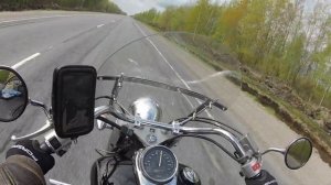 Honda Shadow VT 750 Aero Вдвоём на Ильмень.
