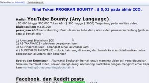 ACCOUNTING BLOCKCHAIN FREE 4500 AB TOKEN BOUNTY