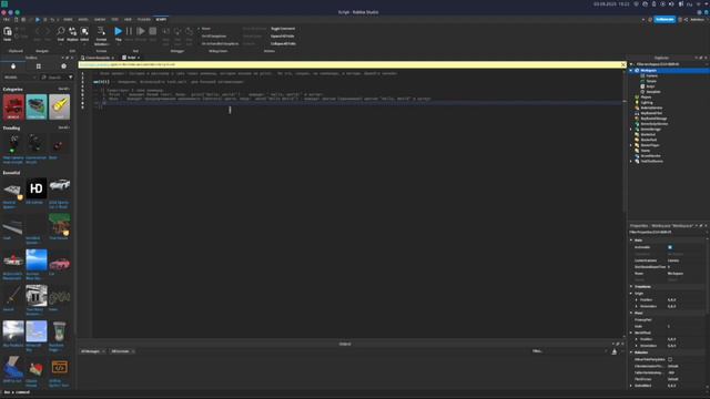 3 типа команд для вывода текста в Roblox Studio смотреть онлайн