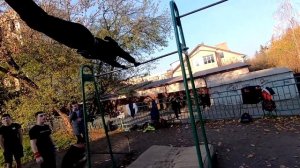 8-Летний Пацан Делает Бланш На Турнике + Выход На 2 + Сальто Назад + Сальто Вперед + Передний Вис ★