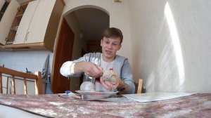 Приготовил бычьи яйца. Первый раз пробуем