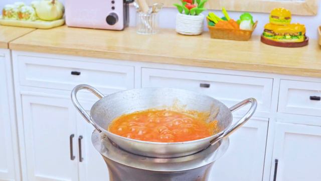 Processing Seafood 🔥 Miniature Fish soup | Satisfying Mini Seafood Recipe By Yummy Bakery Cooking смотреть онлайн