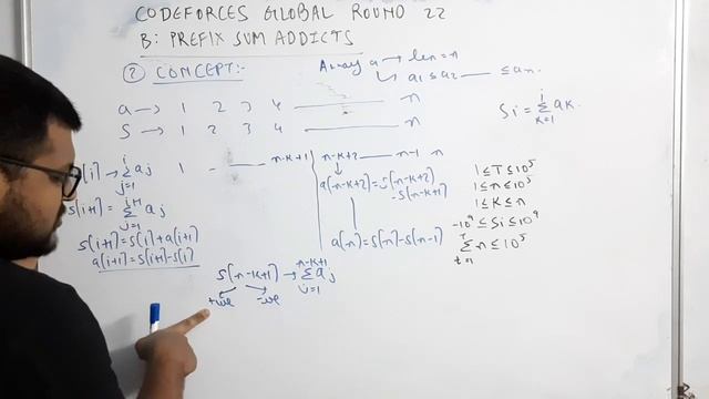 Codeforces Global Round 22 | Problem B : Prefix Sum Addicts Solution | In Hindi | Explanation + Cod смотреть онлайн