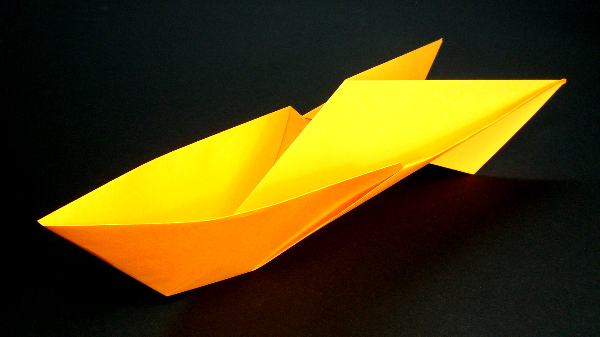 Как сделать Катер из бумаги А4 без клея | Скоростной оригами Катер своими руками для детей