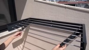 Складная настенная сушилка для белья Lebensart 80 см.