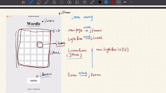 Wordle clone in Java Swing #Coding #Tutorial смотреть онлайн