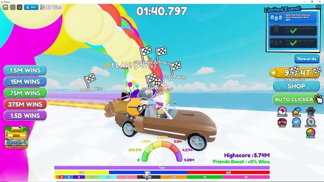 Race Clicker 1 Million Speed PET | Roblox смотреть онлайн