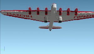 Воксельный АНТ-20 Максим Горький