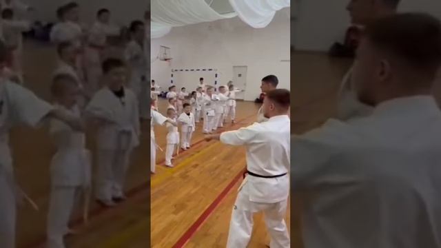 Армия каратистов!???Полное видео на канале #karate #каратэ #яипапа