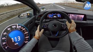 NEW! Golf 8 R (320hp) | Launch Control & 100-200 km/h acceleration? | by Automann