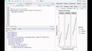 Normality test ( factor levels) in R