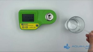 Рефрактометр Milwaukee MA881 для измерения инвертного сахара (мёда) | видеоинструкция