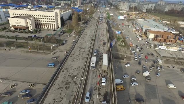 Мост на "Самарском" перекрестке. БЫЛО - СТАЛО. смотреть онлайн
