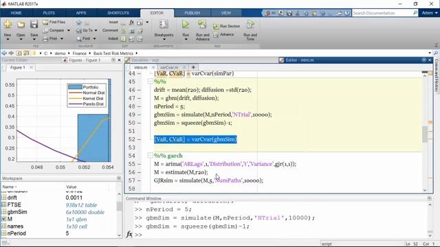 Моделирование рыночных рисков с MATLAB смотреть онлайн