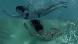 Девушки под водой